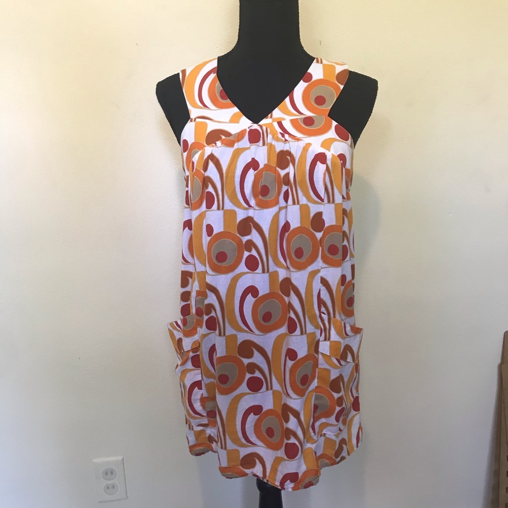 3/$15 NOTICE Retro Orange Babydoll Tank S